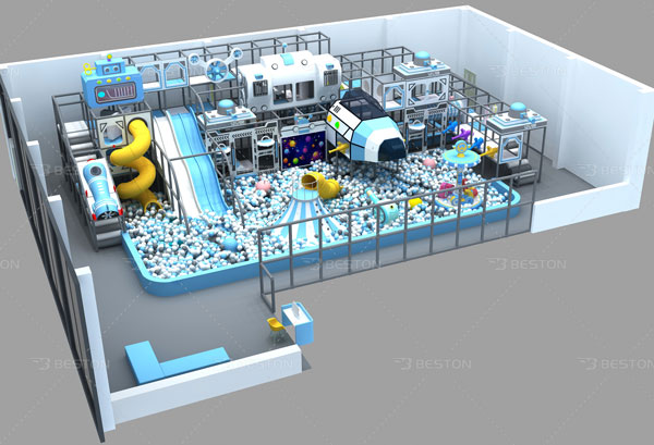 Space theme indoor playground